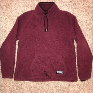 maroon sherpa | PINK |